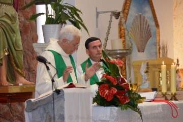 Misa y procesión del Sagrado Corazón de Jesús en La Garita (Foto Francisco Javier Santana)